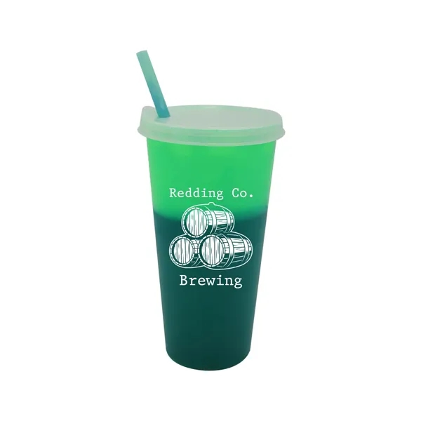 Mood™ 26 oz. Tumbler with Lid and Straw... from ASI 30270 Aakron Line