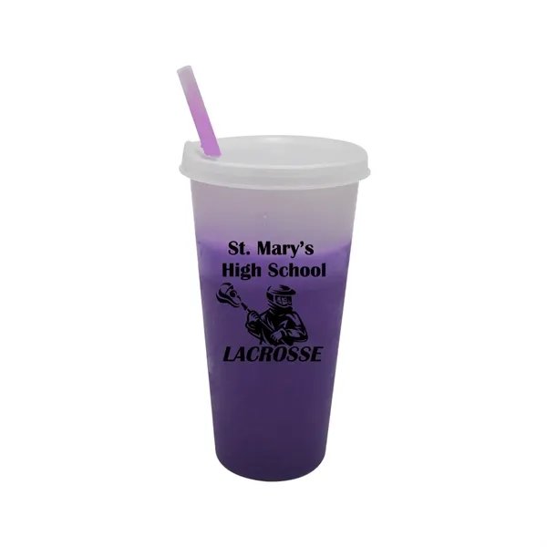 Mood™ 26 oz. Tumbler with Lid and Straw... from ASI 30270 Aakron Line