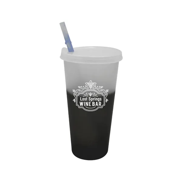 Mood™ 26 oz. Tumbler with Lid and Straw... from ASI 30270 Aakron Line