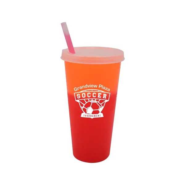 Mood™ 26 oz. Tumbler with Lid and Straw... from ASI 30270 Aakron Line