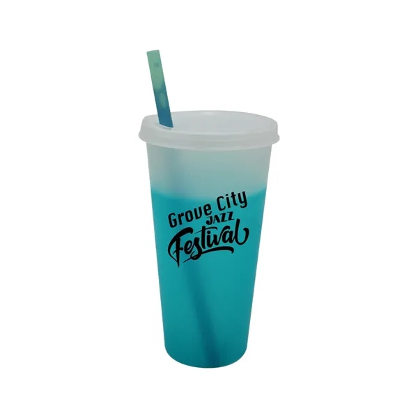 Mood™ 26 oz. Tumbler with Lid and Straw... from ASI 30270 Aakron Line