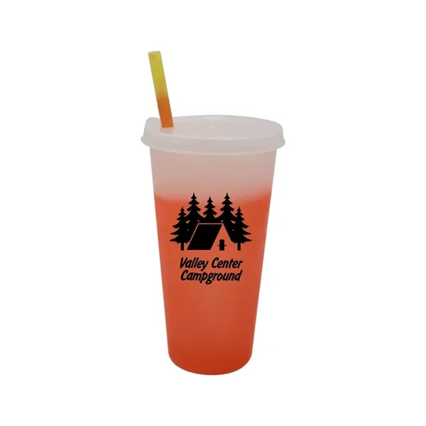 Mood™ 26 oz. Tumbler with Lid and Straw... from ASI 30270 Aakron Line
