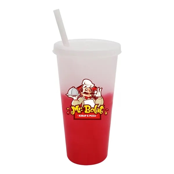 Mood™ 26 oz. Tumbler with Lid & Straw, Full Color Digital... from ASI 30270 Aakron Line