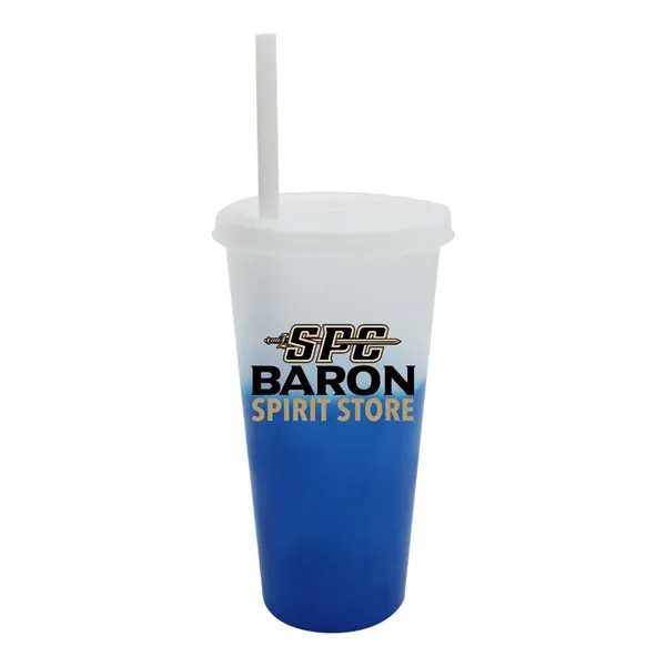 Mood™ 26 oz. Tumbler with Lid & Straw, Full Color Digital... from ASI 30270 Aakron Line
