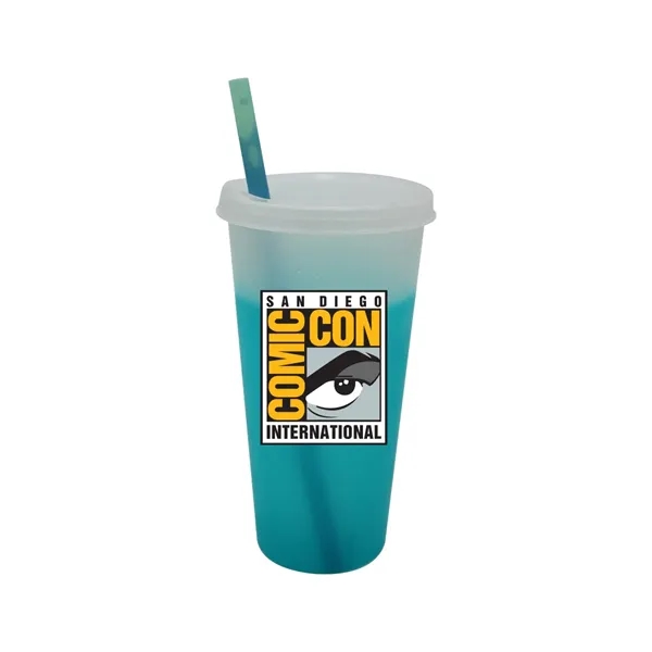 Mood™ 26 oz. Tumbler with Lid & Straw, Full Color Digital... from ASI 30270 Aakron Line