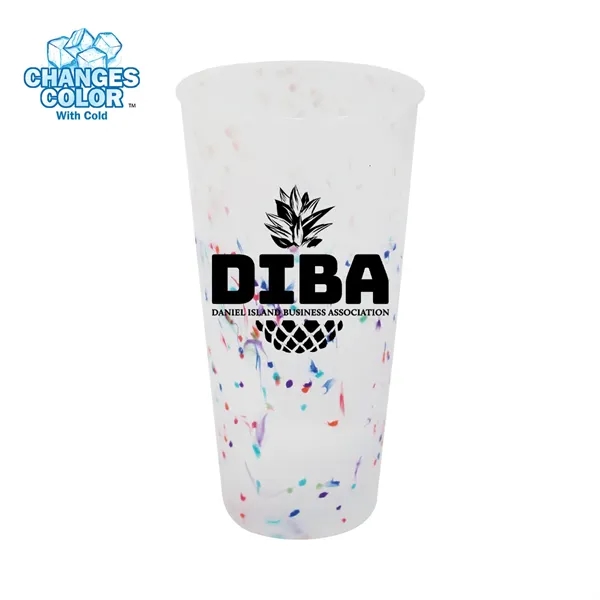 Mood™ 26 oz. Rainbow Confetti Tumbler... from ASI 30270 Aakron Line