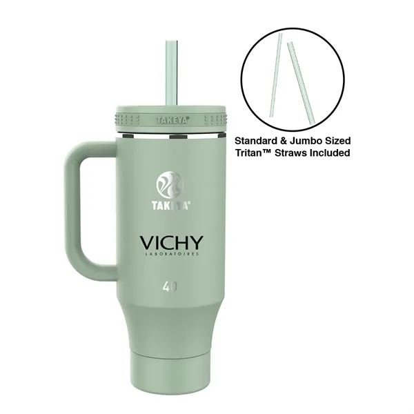 Takeya® 40 oz. Straw Tumbler with Handle... from ASI 30270 Aakron Line