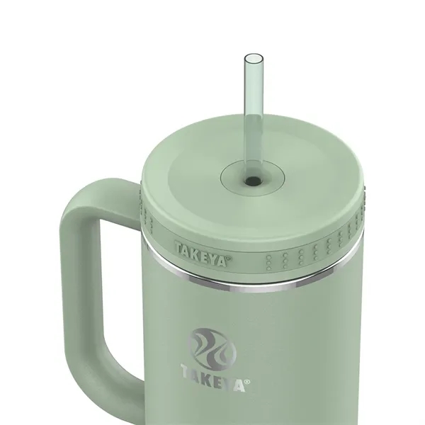 Takeya® 40 oz. Straw Tumbler with Handle... from ASI 30270 Aakron Line