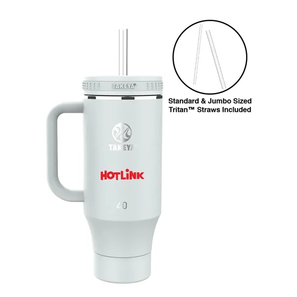Takeya® 40 oz. Straw Tumbler with Handle... from ASI 30270 Aakron Line