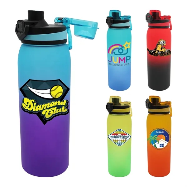 Halcyon® 30 oz. Ombre Sport Bottle, Full Color Digital... from ASI 30270 Aakron Line