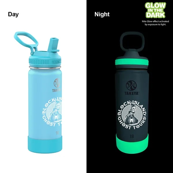 Takeya® 18 oz. Actives Glow in the Dark Bottle... from ASI 30270 Aakron Line