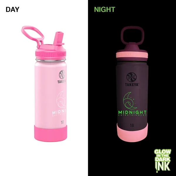 Takeya® 18 oz. Actives Glow in the Dark Bottle... from ASI 30270 Aakron Line