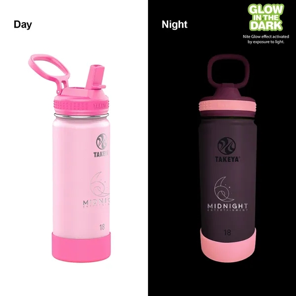 Takeya® 18 oz. Actives Glow in the Dark Bottle, Laser -... from ASI 30270 Aakron Line