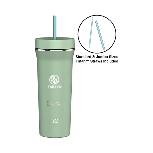 Takeya®  32 oz. Straw Tumbler -  Laser, Standard... from ASI 30270 Aakron Line