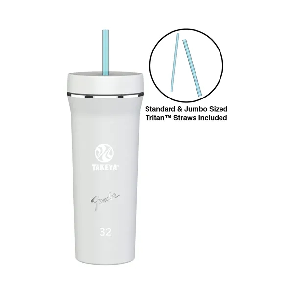 Takeya®  32 oz. Straw Tumbler -  Laser, Standard... from ASI 30270 Aakron Line