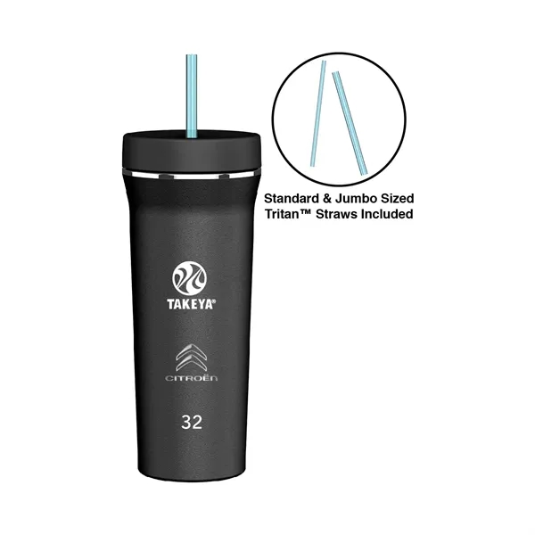 Takeya®  32 oz. Straw Tumbler -  Laser, Standard... from ASI 30270 Aakron Line