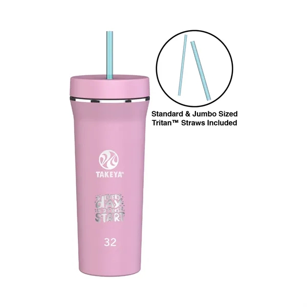 Takeya®  32 oz. Straw Tumbler -  Laser, Standard... from ASI 30270 Aakron Line