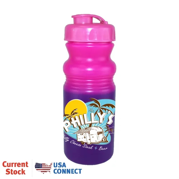 Mood 20 oz. Cycle Bottle with Flip Top Cap, Full Color... from ASI 30270 Aakron Line