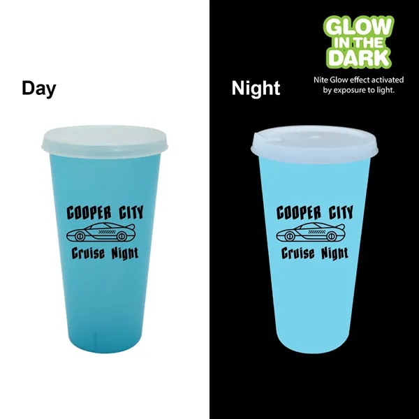 Nite Glow 26 oz. Tumbler with Lid... from ASI 30270 Aakron Line