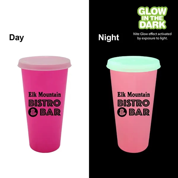 Nite Glow 26 oz. Tumbler with Lid... from ASI 30270 Aakron Line