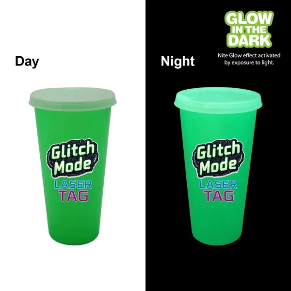 Nite Glow 26 oz. Tumbler with Lid, Full Color Digital... from ASI 30270 Aakron Line