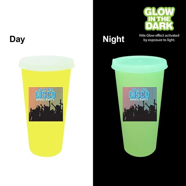 Nite Glow 26 oz. Tumbler with Lid, Full Color Digital... from ASI 30270 Aakron Line
