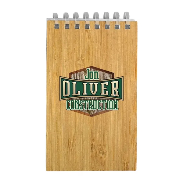 3" X 5" Bamboo Spiral Notebook... from ASI 30208 A P Specialties / AP Specialties
