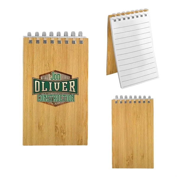 3" X 5" Bamboo Spiral Notebook... from ASI 30208 A P Specialties / AP Specialties