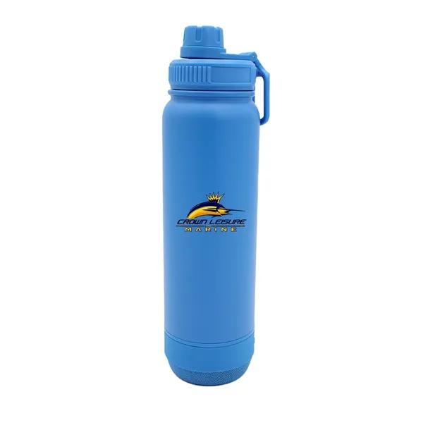 24 oz. Recycled Stainless Speaker Bottle, Full Color Digital... from ASI 30270 Aakron Line