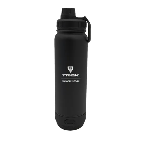 24 oz. Recycled Stainless Speaker Bottle, Laser - Standard... from ASI 30270 Aakron Line
