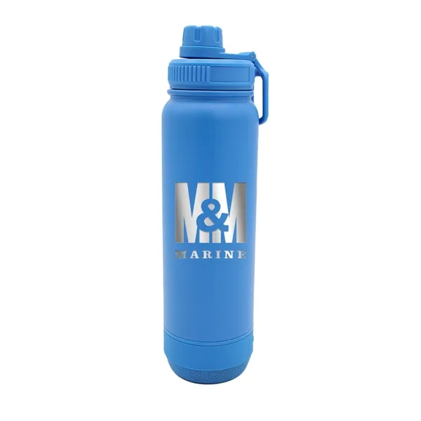 24 oz. Recycled Stainless Speaker Bottle, Laser - Premium... from ASI 30270 Aakron Line