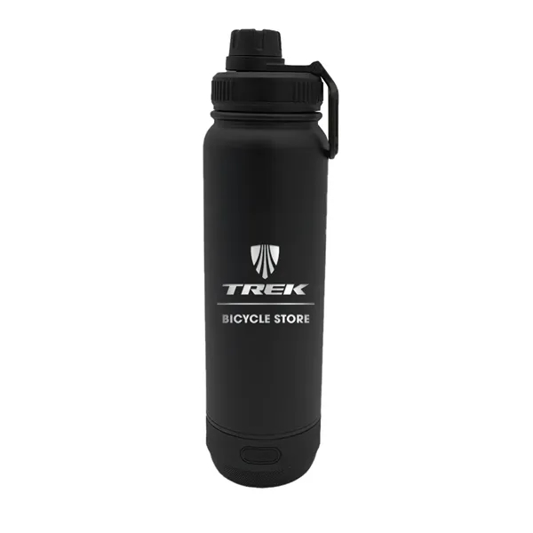 24 oz. Recycled Stainless Speaker Bottle, Laser - Premium... from ASI 30270 Aakron Line