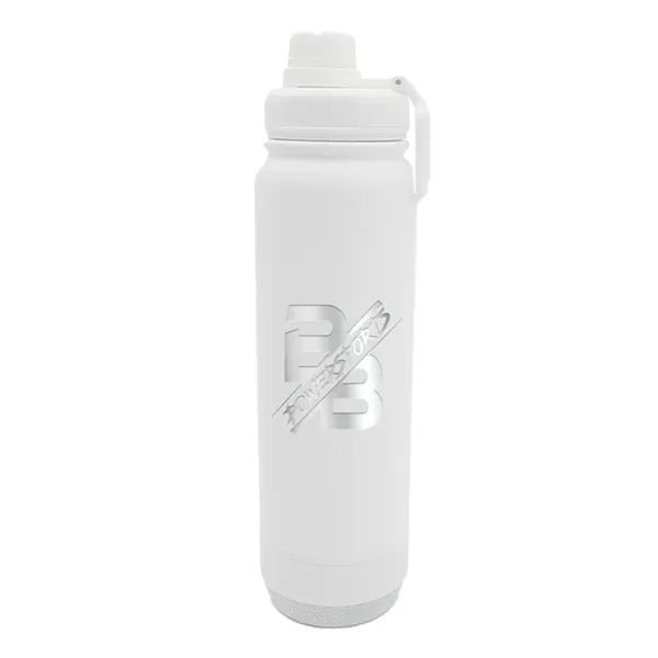 24 oz. Recycled Stainless Speaker Bottle, Laser - Premium... from ASI 30270 Aakron Line