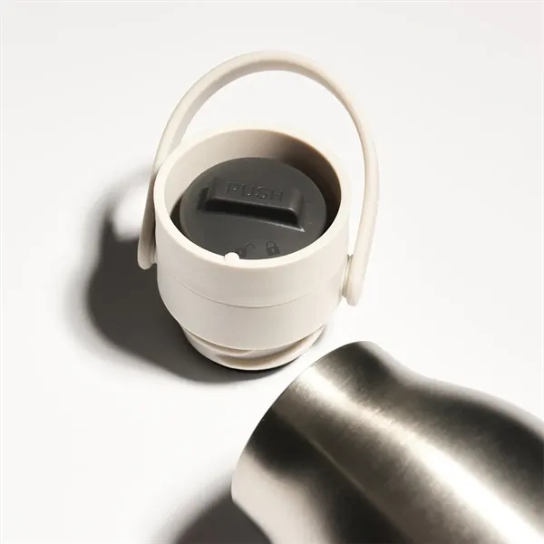 Circular 25 oz. Recycled Stainless Bottle, Laser - Standard... from ASI 30270 Aakron Line