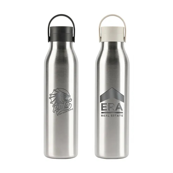 Circular 25 oz. Recycled Stainless Bottle, Laser - Premium... from ASI 30270 Aakron Line