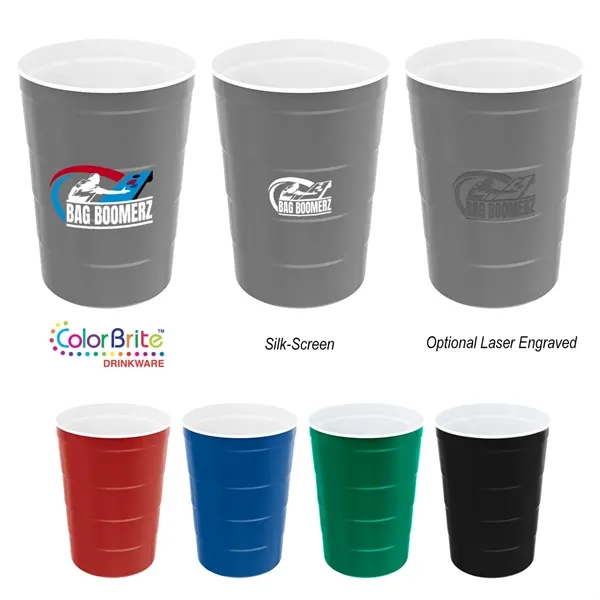 16 oz. reusable and recyclable steel cup.... from ASI 61125 Hit Promotional Products / Hit®