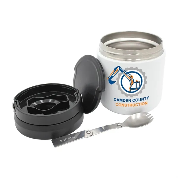 20 oz. Recycled Stainless Food Container, Full Color Digital... from ASI 30270 Aakron Line