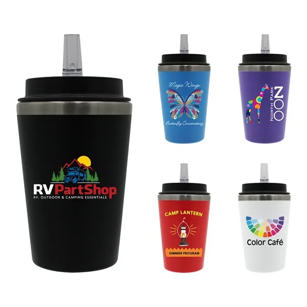 12 oz. Scout Tumbler with Straw Lid, Full Color Digital... from ASI 30270 Aakron Line
