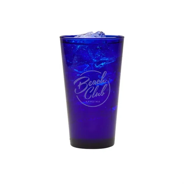 17 oz. Cobalt Pint Glass - USA, Laser, Standard... from ASI 30270 Aakron Line