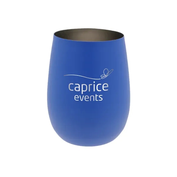 12 oz. Recycled Stainless Wine Glass, Laser, Premium... from ASI 30270 Aakron Line