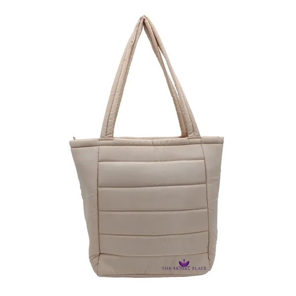 Otaria™ Puffy Recycled Tote Bag, Full Color Digital... from ASI 30270 Aakron Line