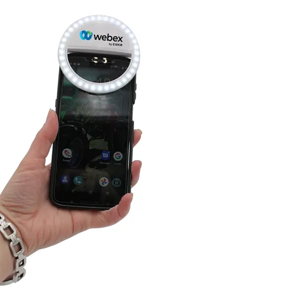 Clip-On LED Ring Light, Full Color Digital... from ASI 30270 Aakron Line