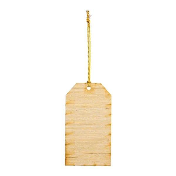 Wooden ornament/gift tag with hanging string.... from ASI 61125 Hit Promotional Products / Hit®