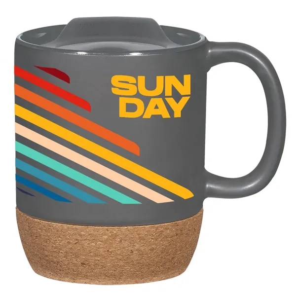 14 Oz. Full Color Cork Base Ceramic Mug... from ASI 61125 Hit Promotional Products / Hit®