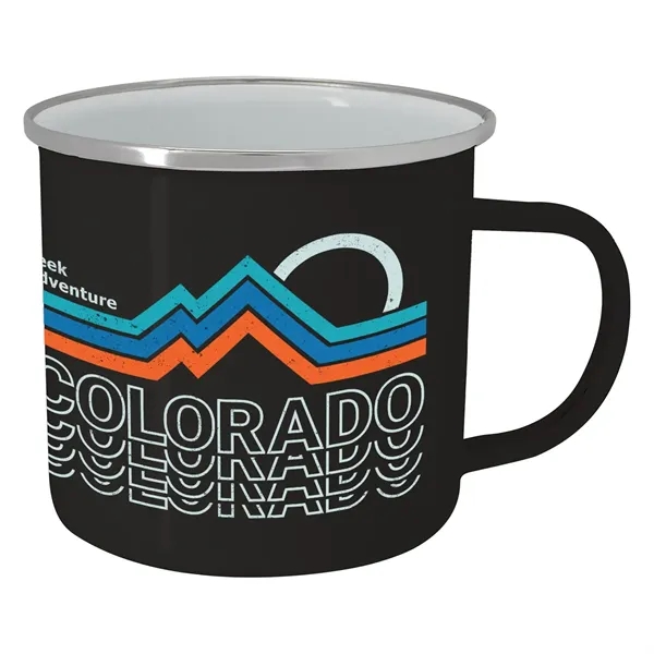 16 Oz. Full Color Steel Campfire Mug... from ASI 61125 Hit Promotional Products / Hit®
