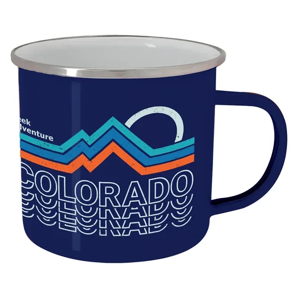 16 Oz. Full Color Steel Campfire Mug... from ASI 61125 Hit Promotional Products / Hit®