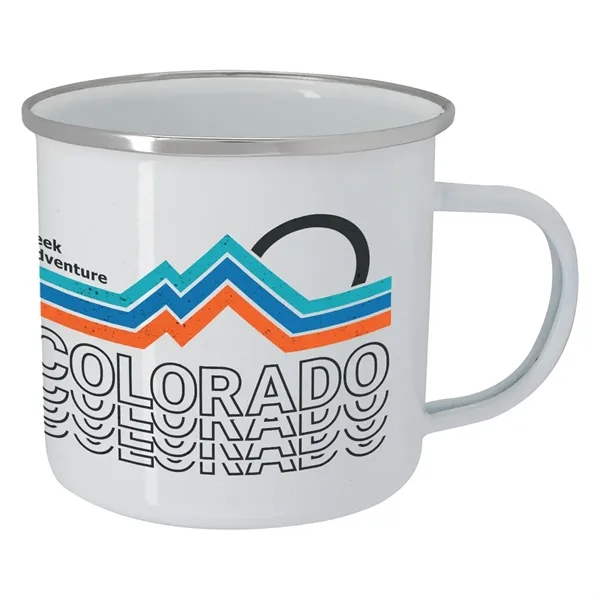 16 Oz. Full Color Steel Campfire Mug... from ASI 61125 Hit Promotional Products / Hit®