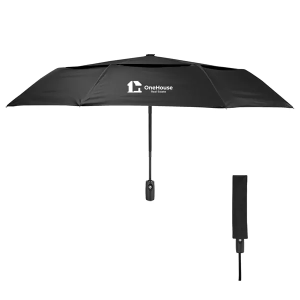 42" Telescopic Folding Umbrella With 100% rPET Canopy... from ASI 61125 Hit Promotional Products / Hit®