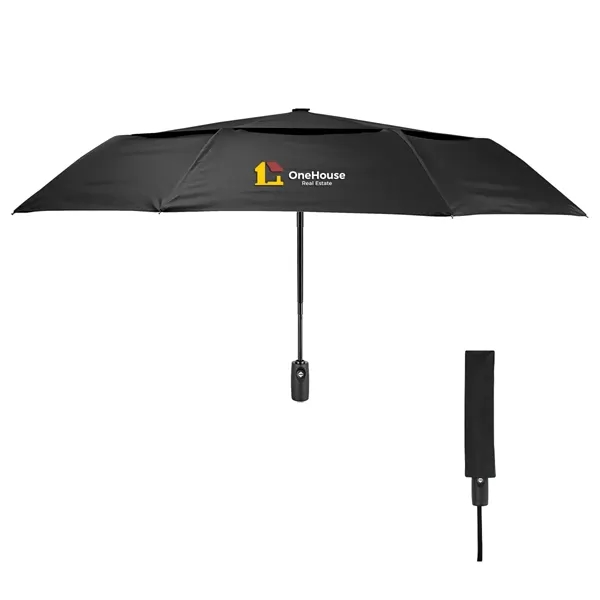42" Telescopic Folding Umbrella With 100% rPET Canopy... from ASI 61125 Hit Promotional Products / Hit®