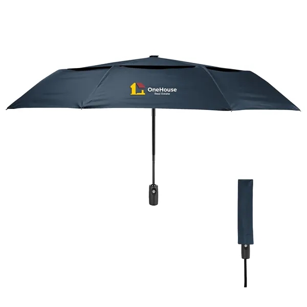 42" Telescopic Folding Umbrella With 100% rPET Canopy... from ASI 61125 Hit Promotional Products / Hit®